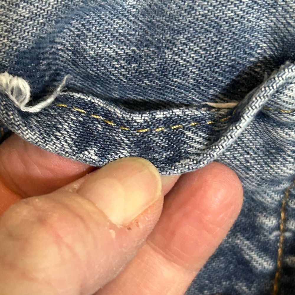 EUC VINTAGE LEVIS XX 501s JEANS SIZE 43x38 STRAIGHT LEG ORIGINALS.VSTITCH - Picture 11 of 17